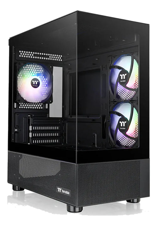 Chasis Thermaltake View 170 Tg Micro-atx 3 Fan Negro Argb