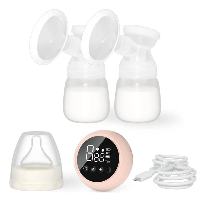 Extractor Doble De Leche Materna Pantalla Digital Eléctrico