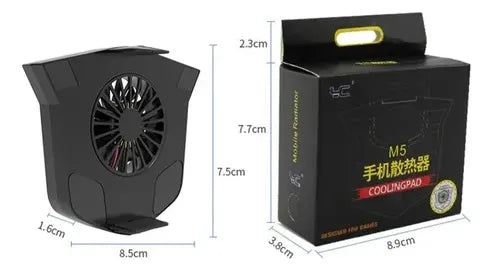 Mini Ventilador Gamer Celular Disipador Calor Refrigeracion Diseño1