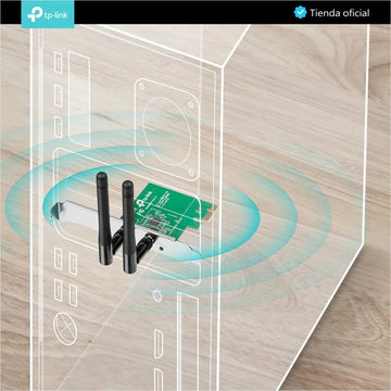 Tp-link, Tarjeta Pci Express Inalámbrico N 300, Tl-wn881nd
