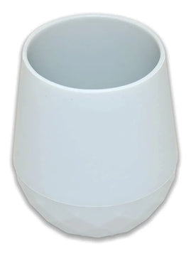 Mini Cup Vaso De Silicona Vaso Entrenador Bebé Color Gris Liso