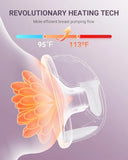 Extractor De Leche Calentado Manos Libres Con Succión