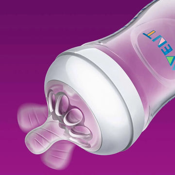 Tetero Biberón Philips Avent Natural 9oz Trasnparente Trasnparente