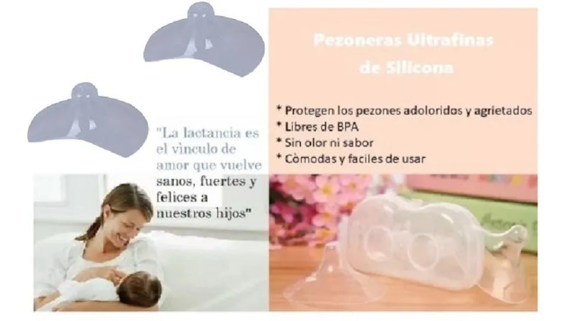 Pezoneras Lactancia Ultrafina De Silicona Envío Inmediato