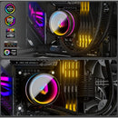 Refrigeracion Líquida De Cpu 240 Aio, Con Lga Y Amd Am5/am4 Negro