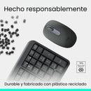 Combo Bluetooth Logitech Mk250, Teclado Y Mouse Compactos Mouse Negro Teclado Negro