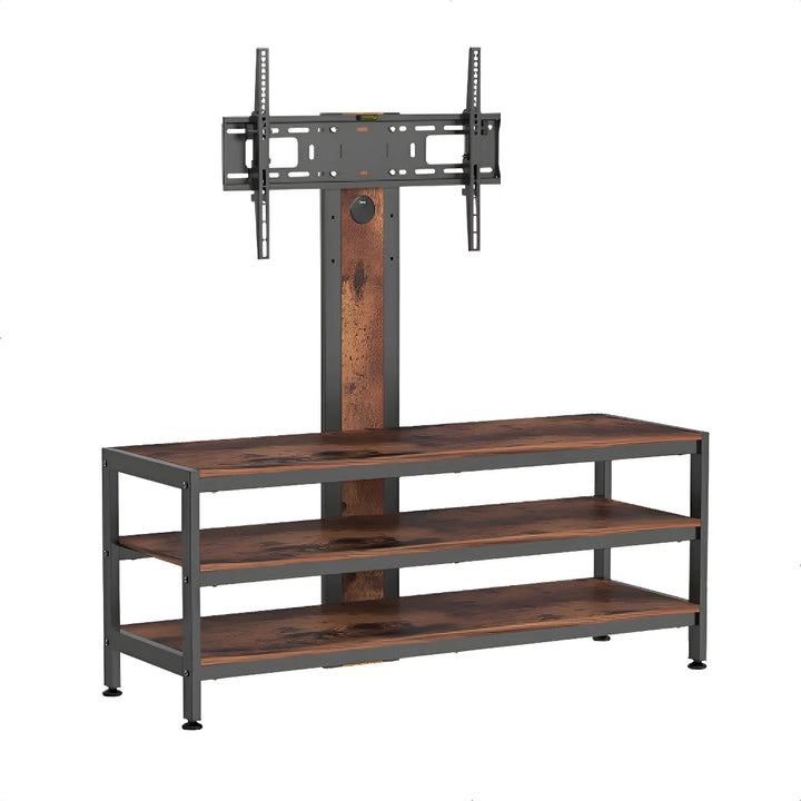 Soporte Tv 37''»70''/40kg + Mueble 3 Estantes Techgo Mstv-1s Marrón