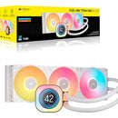 Refrigeracion Corsair Icue Link Titan 360 Rx Lcd 360mm White Blanco