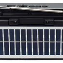 Radio Portátil 3 Bandas Retro Parlante Linterna Carga Solar Diseño