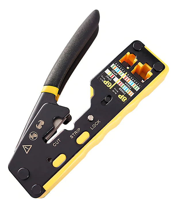 Ponchadora Crimpeadora Pinza Rj45 Rj11 Utp Cat 5/6 Pelacable