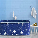 Bañera Plegable Plko Ax31105 Color Azul Con Diseño De Animales