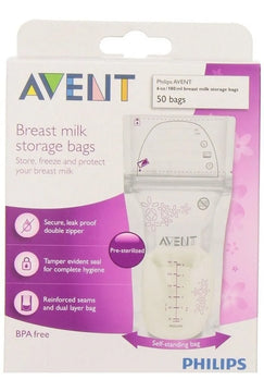 Avent Bolsas Almacenadoras Leche Materna 50und + Envio Ya!