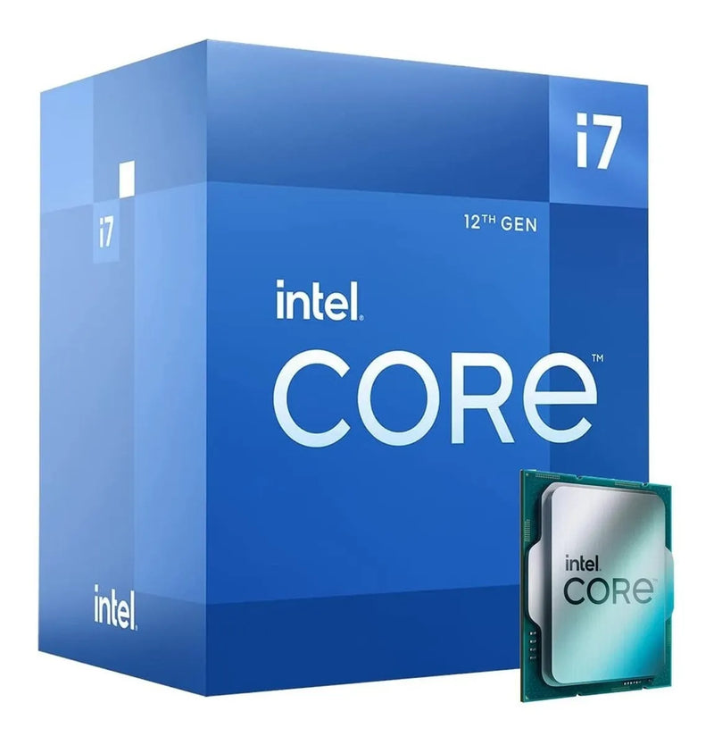 Procesador gamer Intel Core i7-12700 BX8071512700 de 12 núcleos y 4.9GHz de frecuencia con gráfica integrada