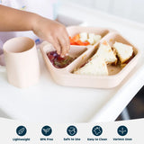 Tiny Twinkle Plato De Silicona Con Succion Para Bebe, Plato