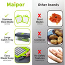Picador Cortador De Verduras Frutas 1 Set 14 Piezas
