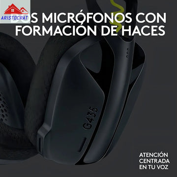 Audífonos Gamer Inalámbricos Logitech G435 Negro