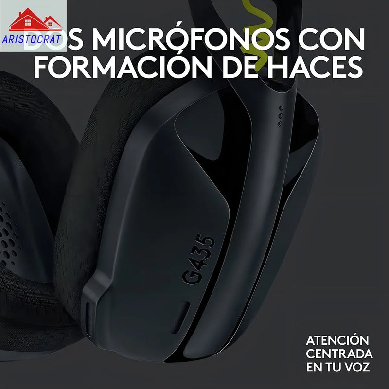 Audífonos Gamer Inalámbricos Logitech G435 Negro