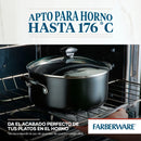 Set X 3pzs. Sartenes 18cm + 22cm Y Plancha 28cm. Farberware Negro