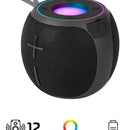 Parlante Inalámbrico Vta 12w Sphere Glow Color Negro