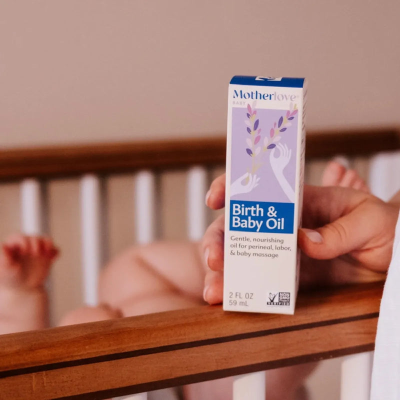 Motherlove Birth & Baby Oil (2 Onzas) Aceite Suave Con Infu.