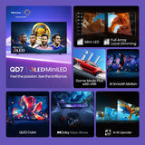 Televisor 50 Pulgadas Qd7 Mini-led 4k Uhd Smart Fire Tv
