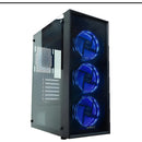 Gabinete Gamer Unitec Con 3 Ventiladores Para Pc Escritorio Negro