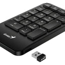 Teclado Numerico Inalambrico Para Pc O Notebook Genius 1000 Teclado Negro Idioma Español Latinoamérica