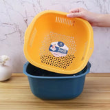 Escurridor Canasta Para Lavar Verduras Pvc Aaa