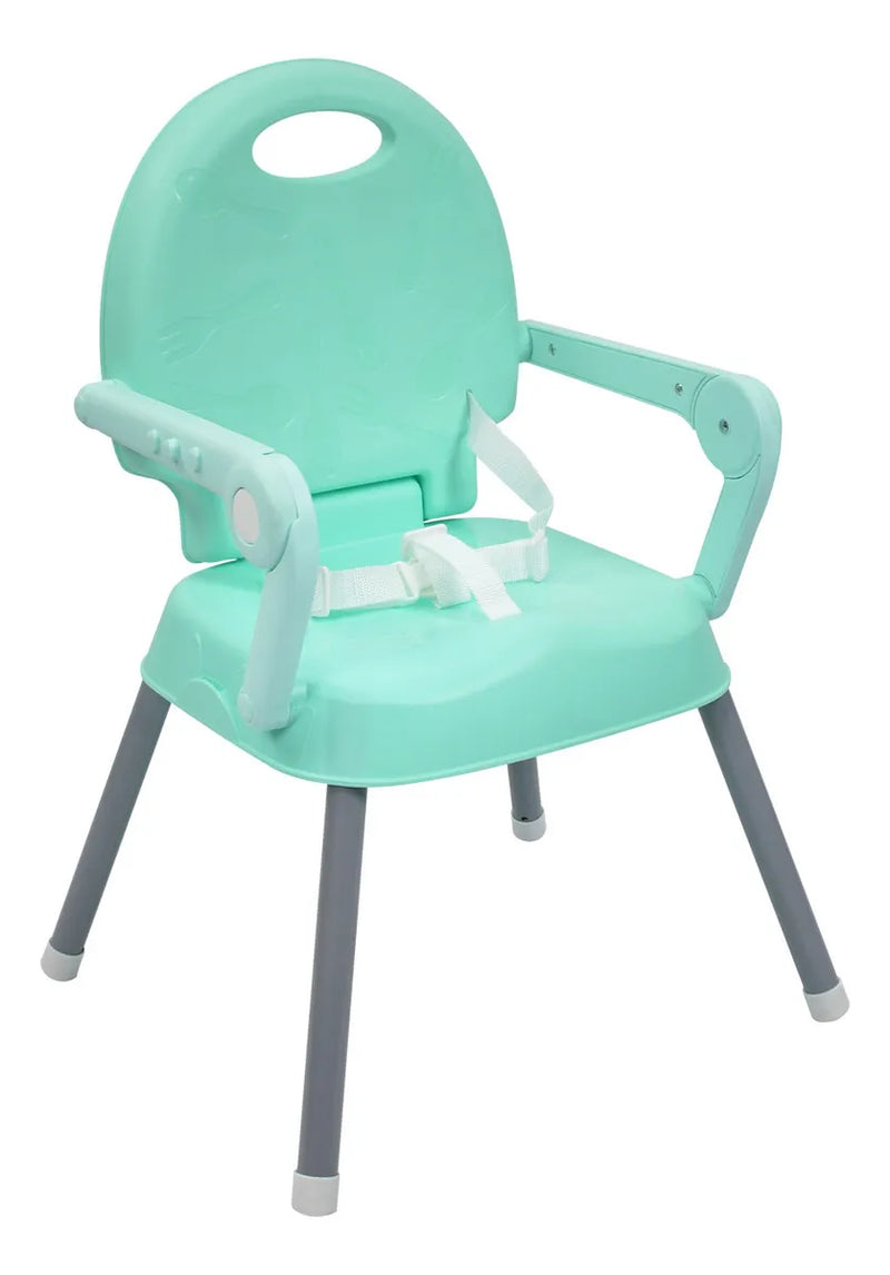 Silla Comedor Bebe 3en1 Happy Baby Azul Cp7000