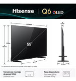 Televisor Hisense Smart 55 Qled 55q6qv