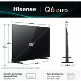 Televisor Hisense Smart 55 Qled 55q6qv
