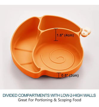 Platos De Succion Para Bebes Silicona Antideslizante