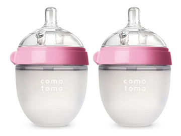 Comotomo 2 Biberones Baby Bottle Rosa 150ml