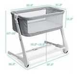 Bebé De La Alegría Del Bebé De Noche Cuna, 2 En 1 Altura Y Á