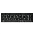 Teclado Con Cable Genius Slimstar 820 Iluminado Usb Teclado Negro Idioma Español España
