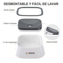 Bebedero Dispensador De Agua Para Perros Y Gatos Color Blanco
