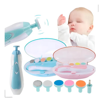 Lima De Uñas Para Bebes Con Lijas Intercambiables Azul Y Rosado