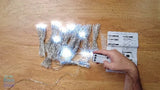 900led Luces De Cortina Navideñas Para Exteriores, 9.5x29.5f