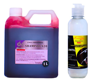 Litro De Shampoo X20 250 Ml Llantil