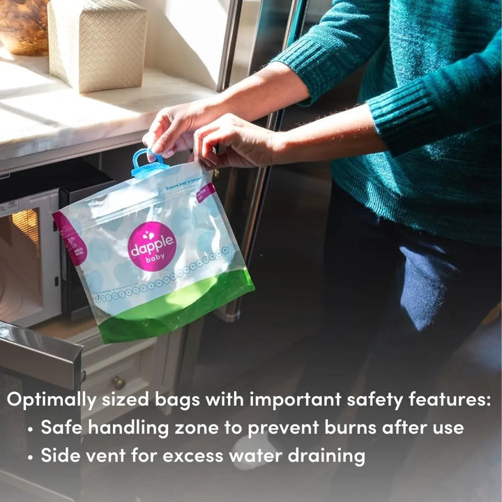 Dapple Bolsas Esterilizadoras De Microondas Para Biberones,
