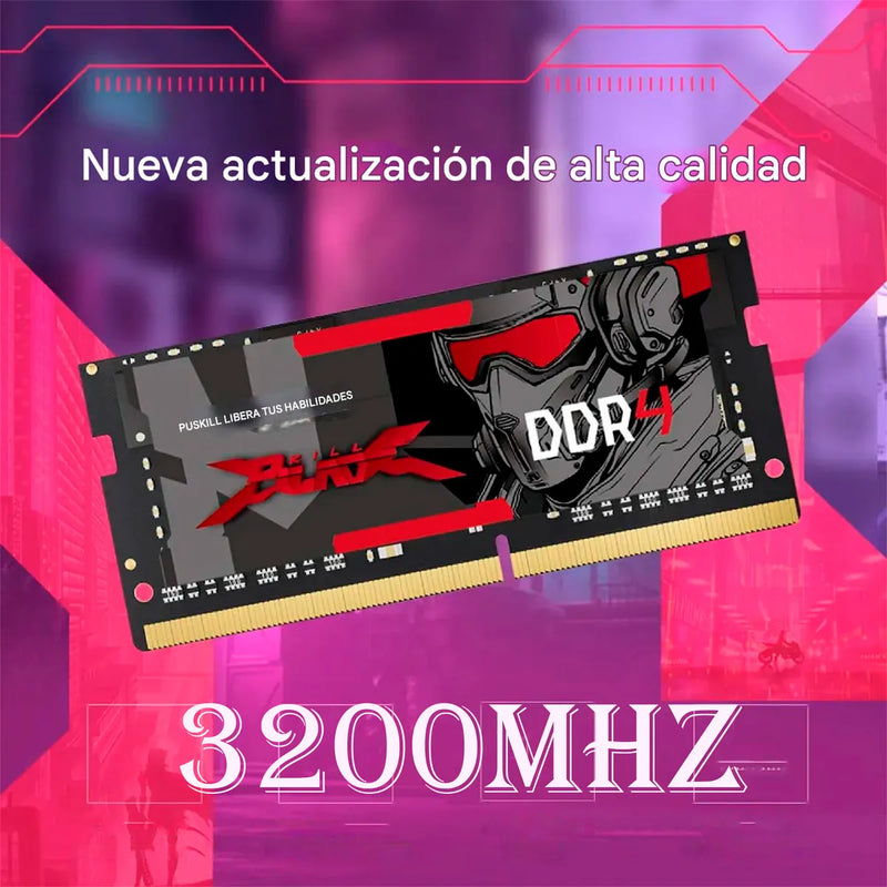 Memoria Ram Ddr4 Portatil 16gb 3200mhz Pc Gamer Laptop Puski