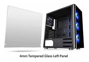 Thermaltake Ca1k800m1wn01 V200 Tg Rgb Atx Mid Tower Chasis P Negro