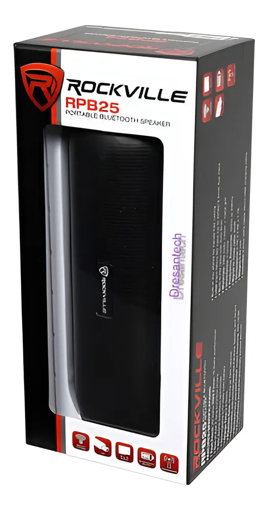 Rockville Rpb25 40w Altavoz Portátil/ Bluetooth/wireless Color Negro