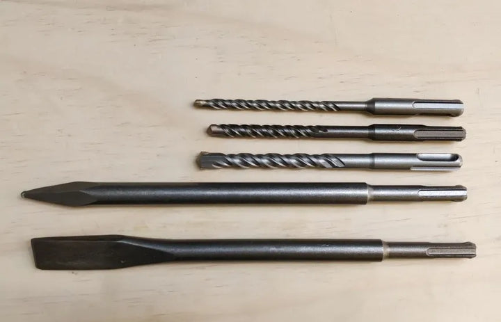 Taladro Rotomartillo Doble Mandril Incluye Brocas Y Estuche