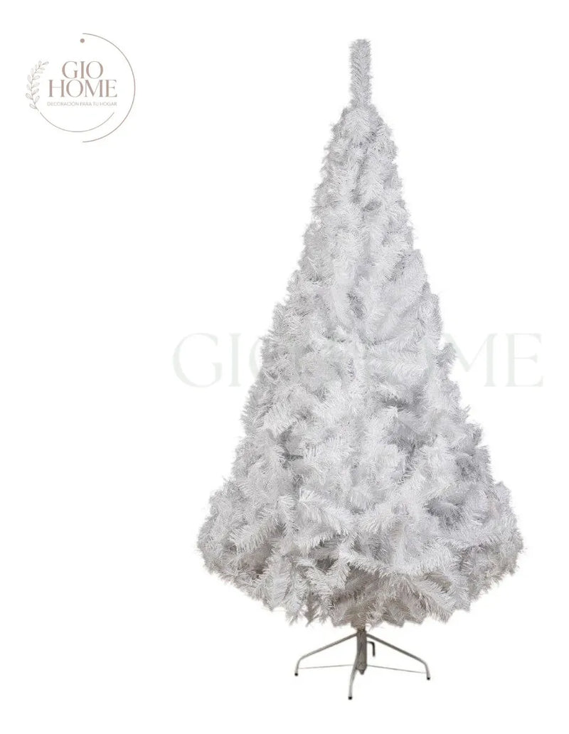 Arbol De Navidad Siberiano 1.8m 250 Puntas Gio Home Pino Navideño Look Natural Base Metalica Artificial Para Decoracion Con Bolas Adornos Extension Cintas Bombillos Botas Campanas Luces Estrella Noel