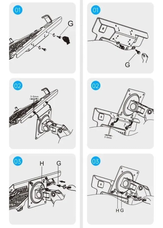 Bandeja Para Portatil De Adaptacion Vesa Universal Negro
