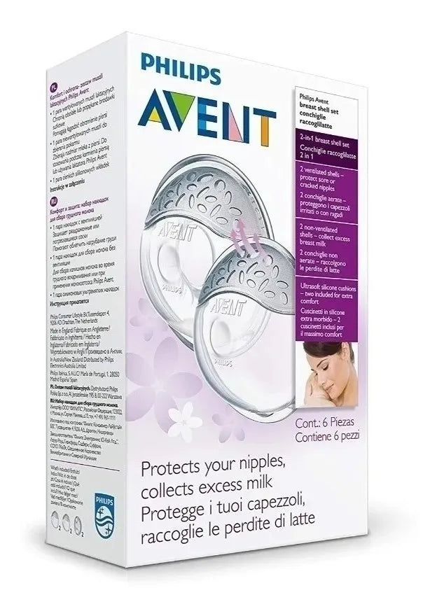 Kit Avent Recolectoras De Leche Materna + Pezoneras M
