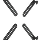Kit Adaptadores Monitores No-vesa (sin Huecos), Techgo Xm-01 Negro