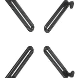 Kit Adaptadores Monitores No-vesa (sin Huecos), Techgo Xm-01 Negro