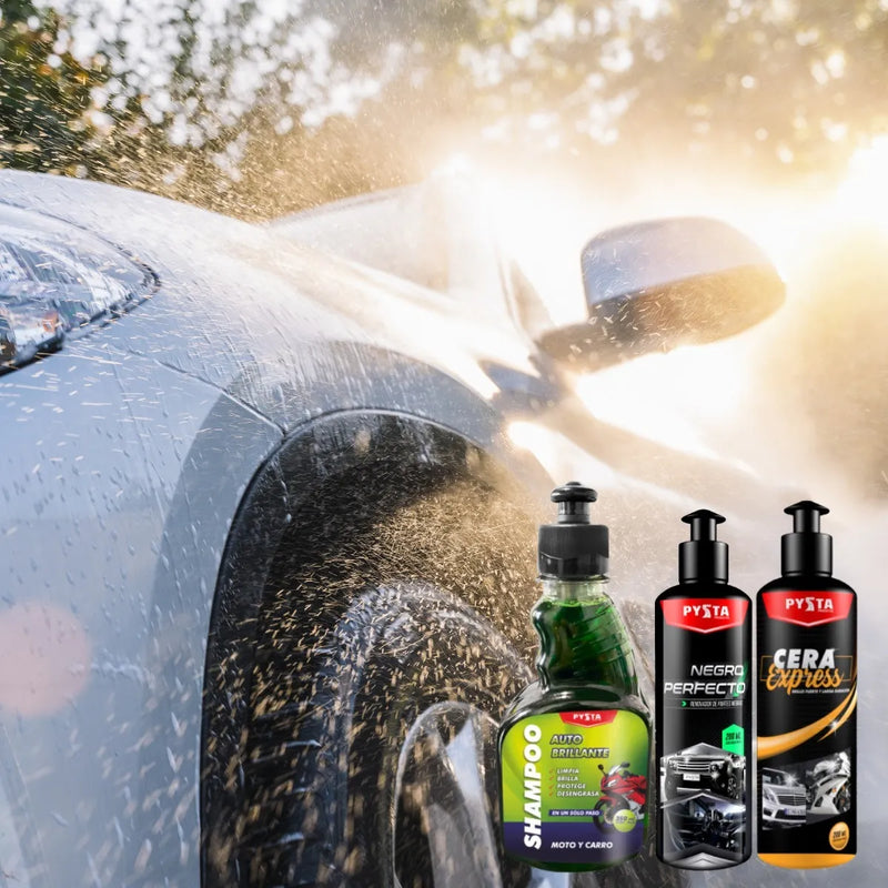 Kit Limpieza Vehiculos 12 Productos